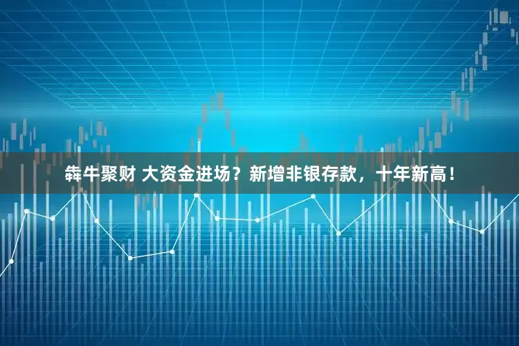 犇牛聚财 大资金进场？新增非银存款，十年新高！